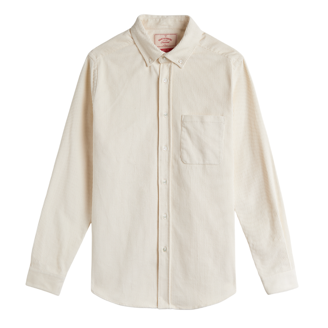 Lobo Corduroy Shirt - Ecru