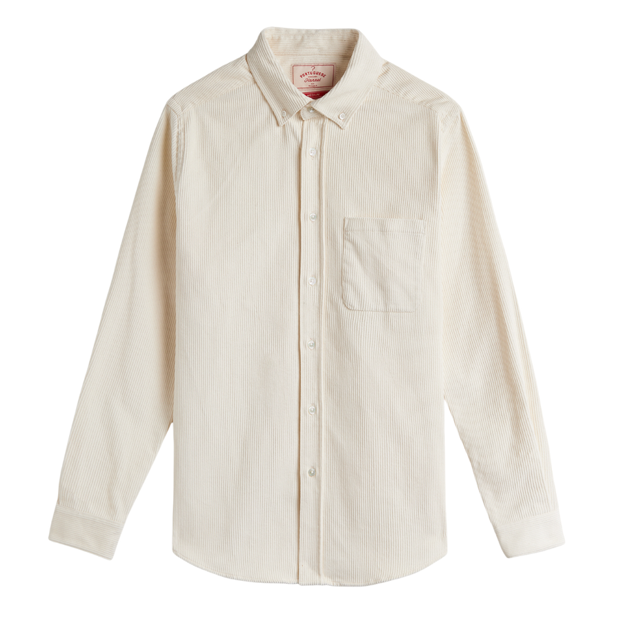 Lobo Corduroy Shirt - Ecru