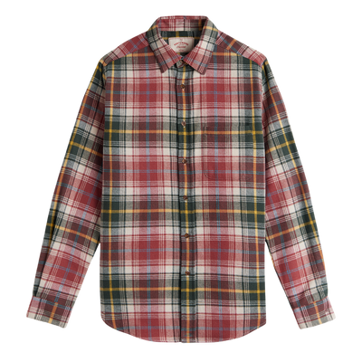 Alpi Flannel Shirt - Red & Pine