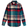 Tintor Flannel Shirt - Red & Turquoise