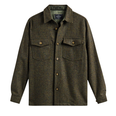Wool Field Overshirt - Forest