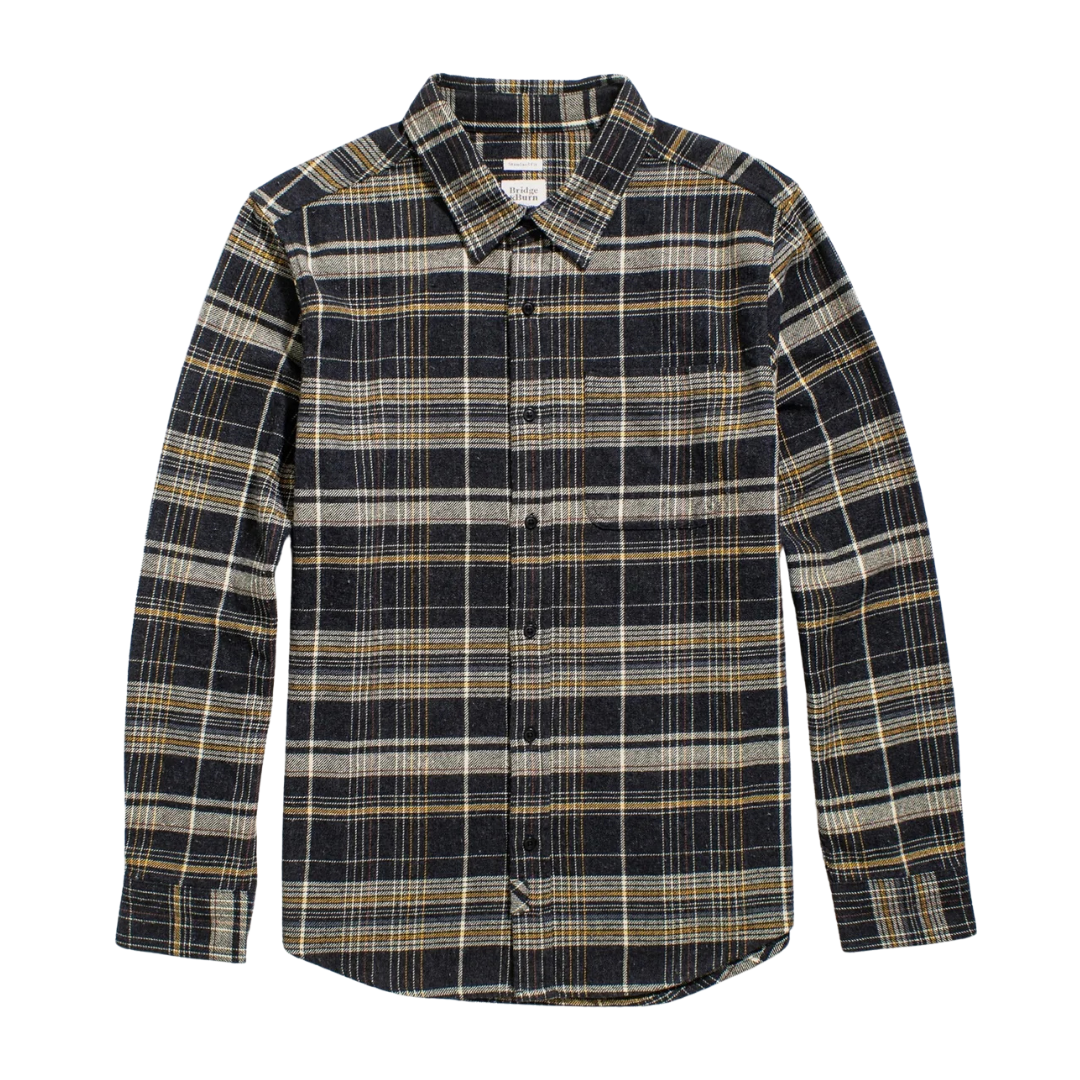Larson Long Sleeve - Volcanic Plaid