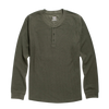 Recycled Waffle Henley - Forest