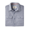 Textured Knit Button Down - Vintage Blue
