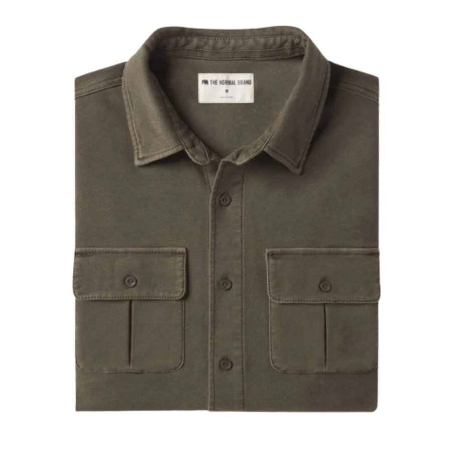 Comfort Terry Shirt Jacket -