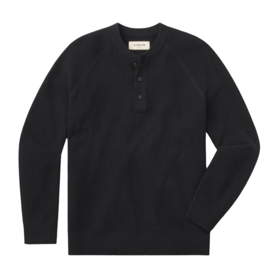 Coolmax Textured Sweater - Black