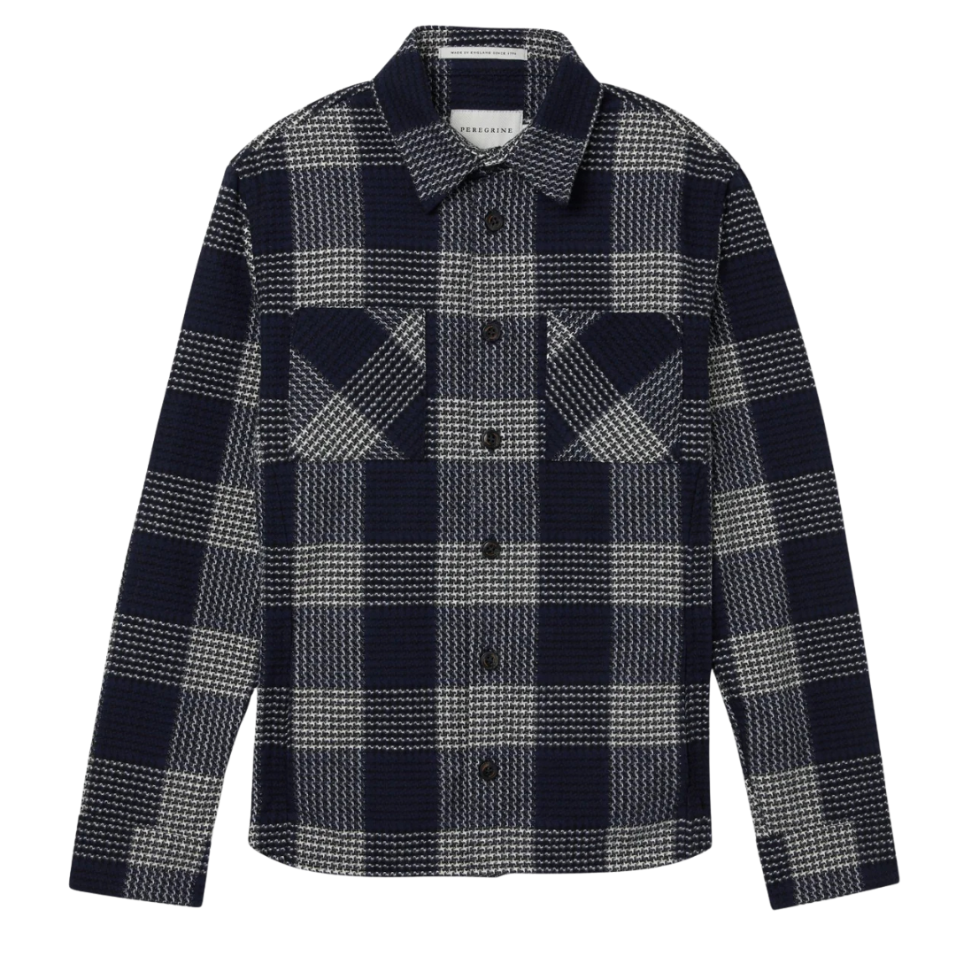 Blunt Overshirt - Navy William Check