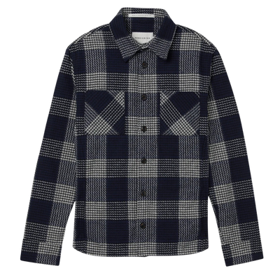 Blunt Overshirt - Navy William Check