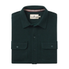 Textured Knit Button Down - Emerald