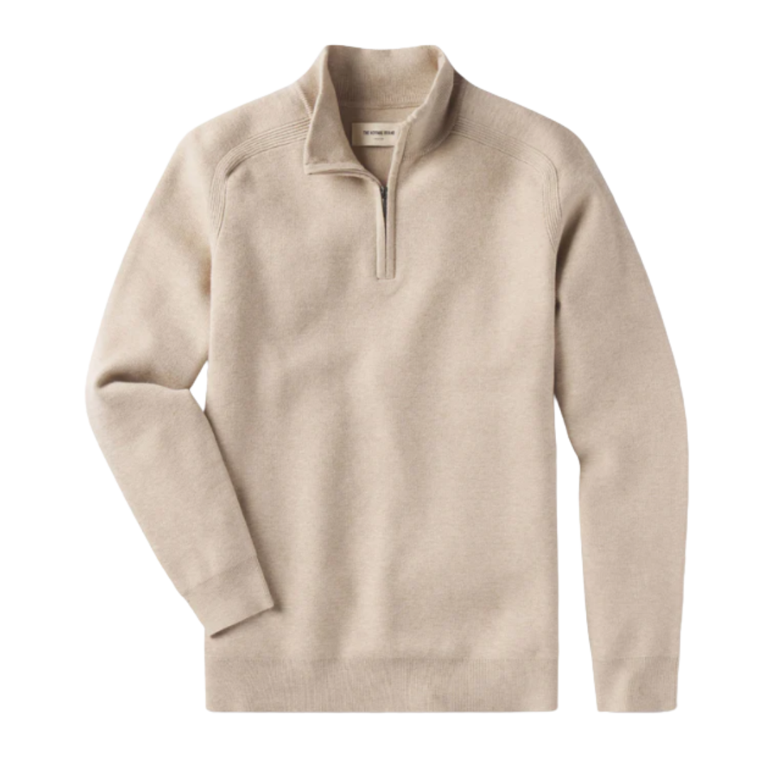 Cooper's Landing Quarter Zip - Oatmeal