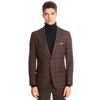 Ashton Peak Jacket - Slim - Brown & Violet Windowpane