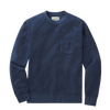 Dunlop Reverse Fleece Crew - Dark Blue