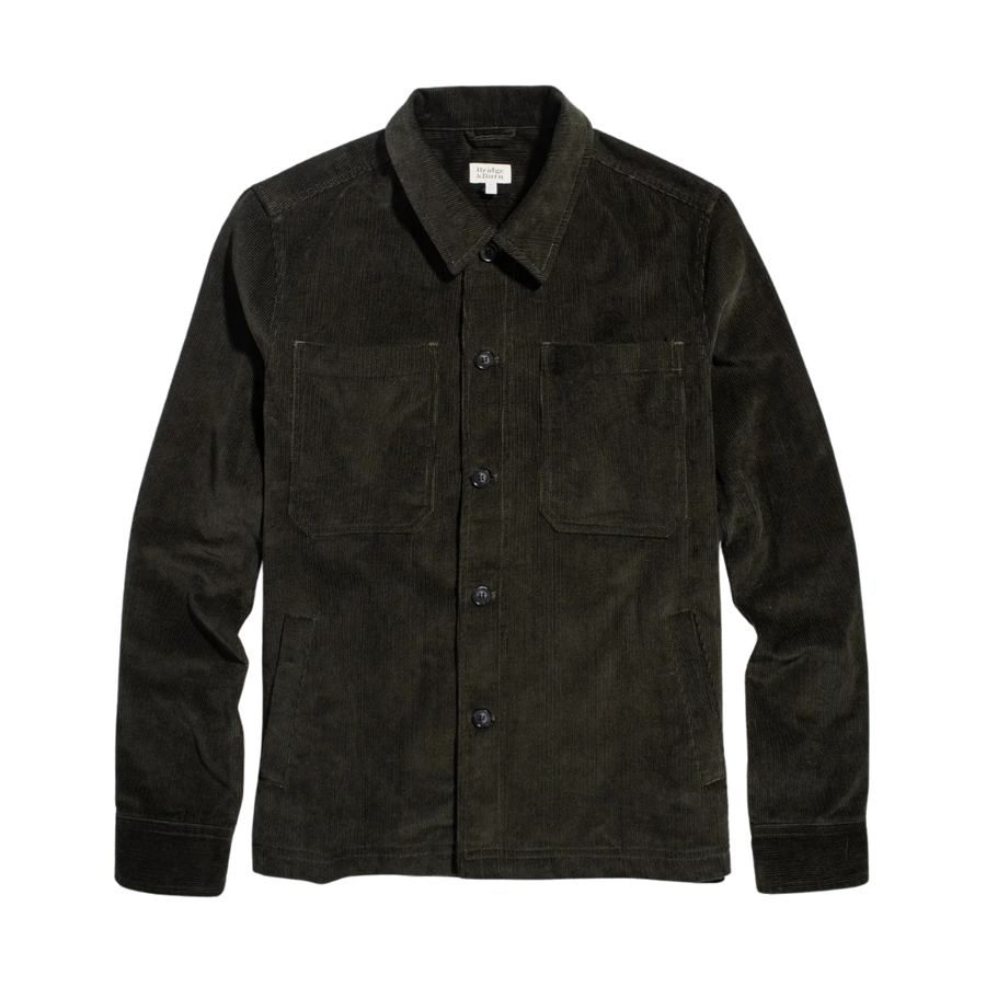 Banks  Corduroy Shirt Jacket - Deep Pine