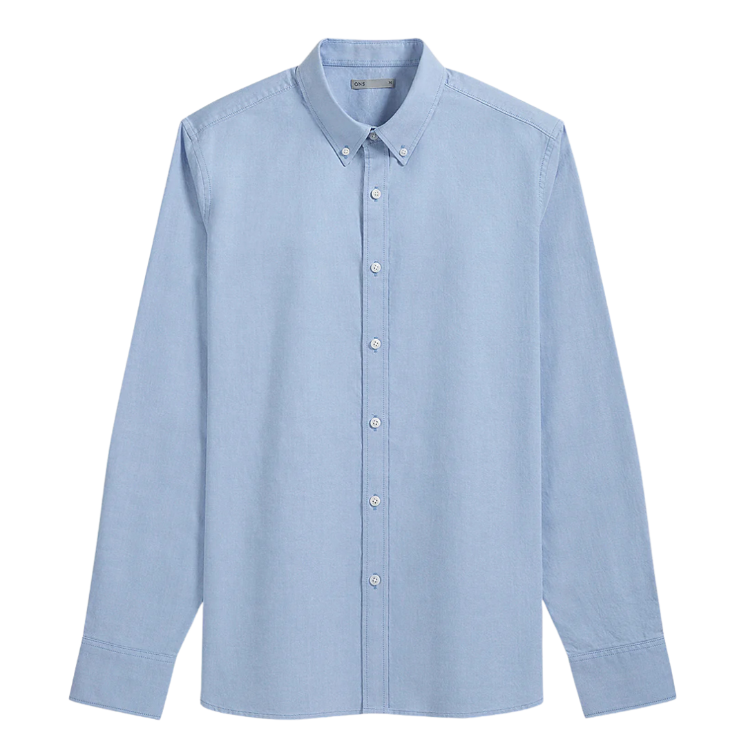 Fulton Oxford Shirt - Mid Blue