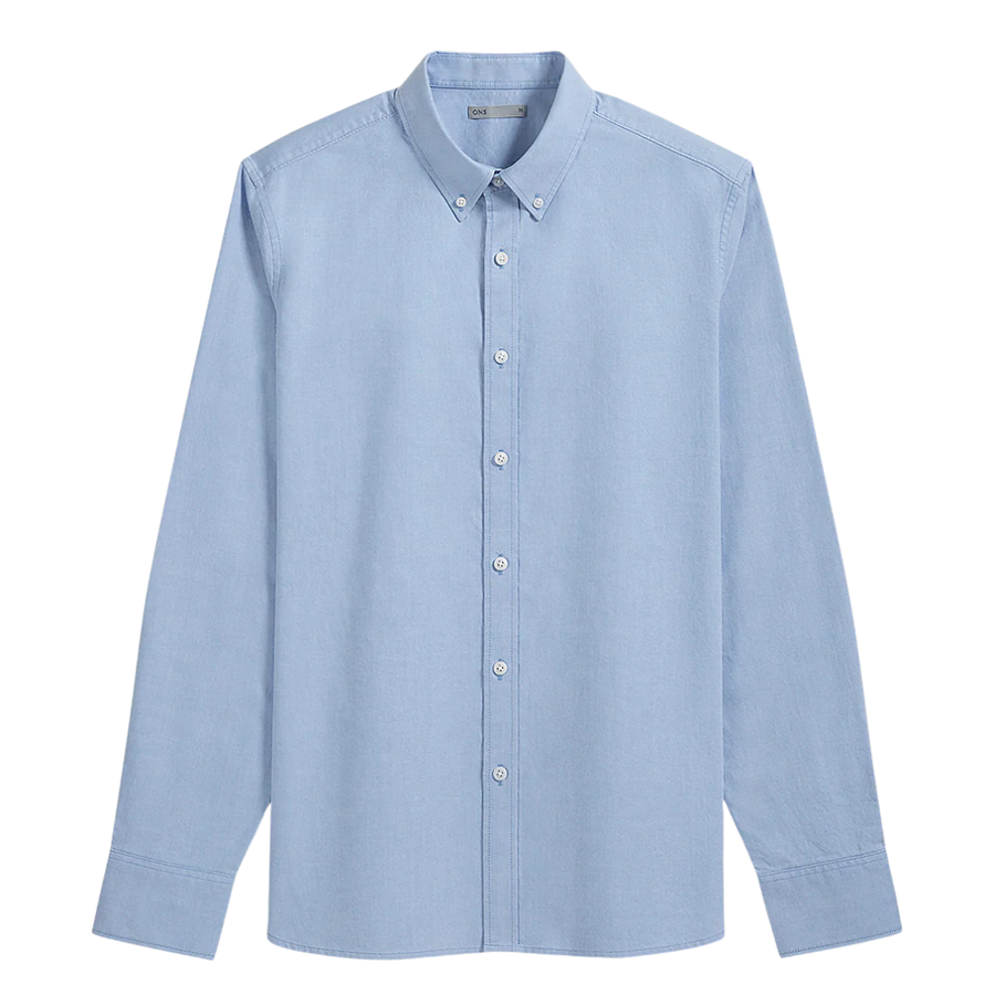 Fulton Oxford Shirt - Mid Blue