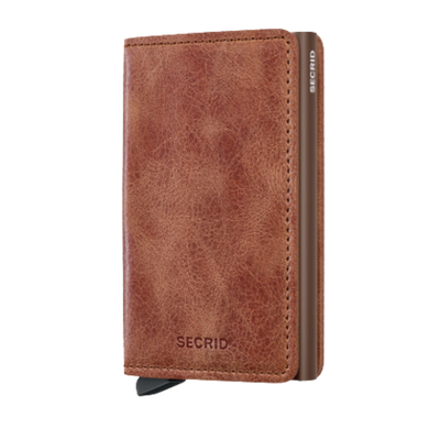 Slimwallet - Vintage Cognac & Brown