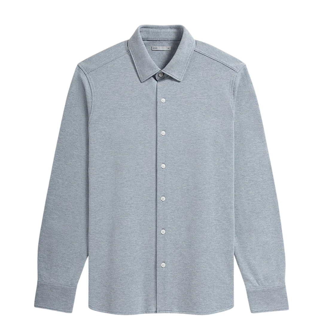 Darcy Heather Shirt - Mid Blue