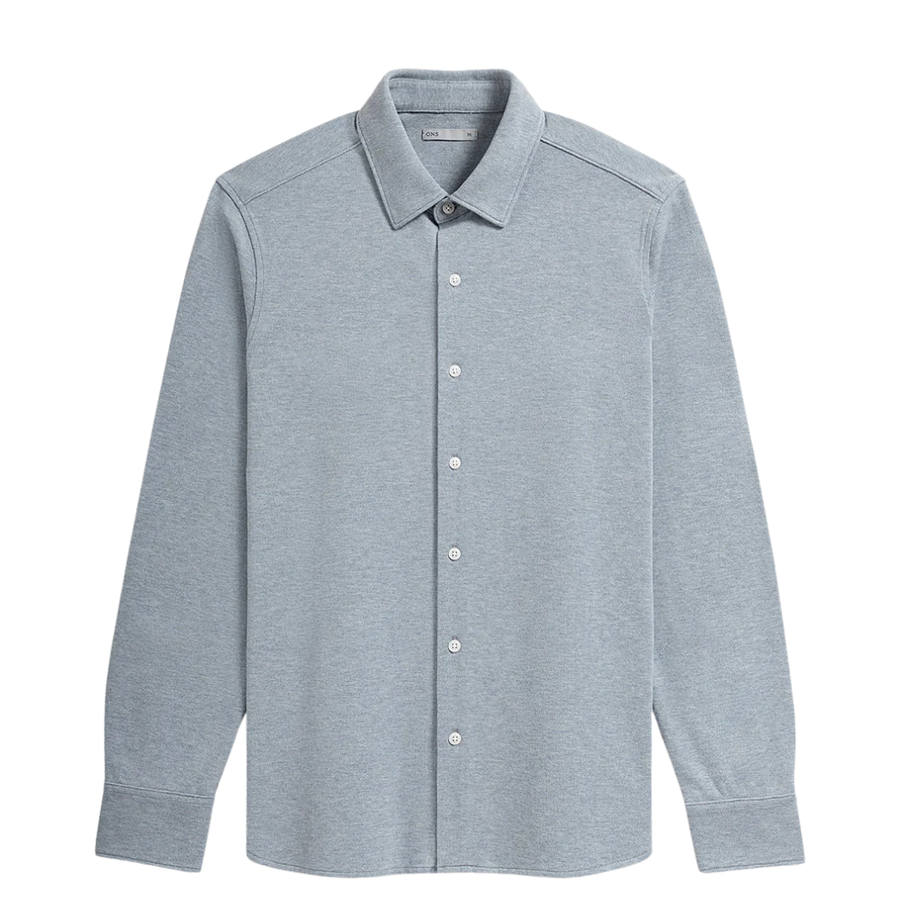 Darcy Heather Shirt - Mid Blue