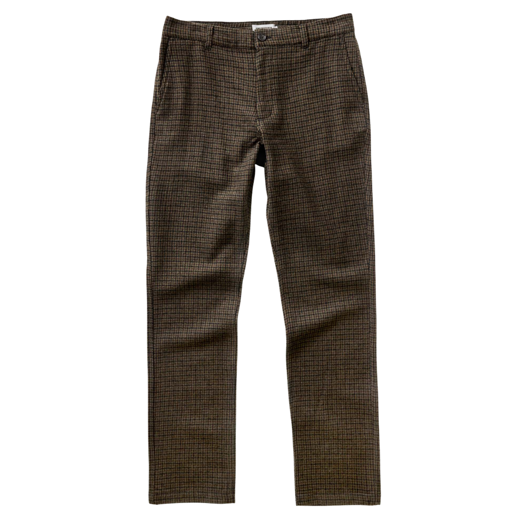 The Carmel Pant - Timber Guncheck