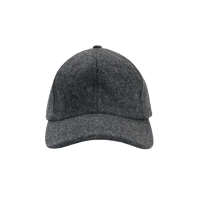 Wool Baseball Hat - Granite