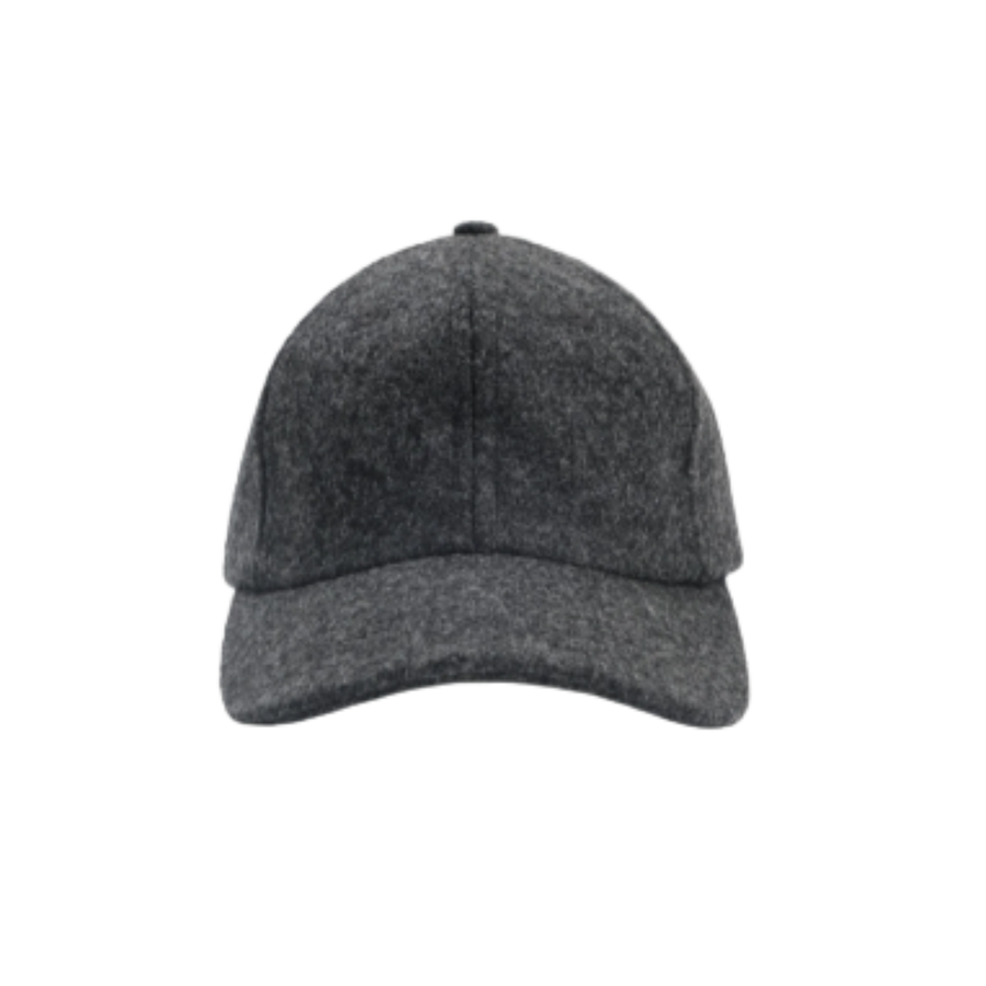 Wool Baseball Hat - Granite