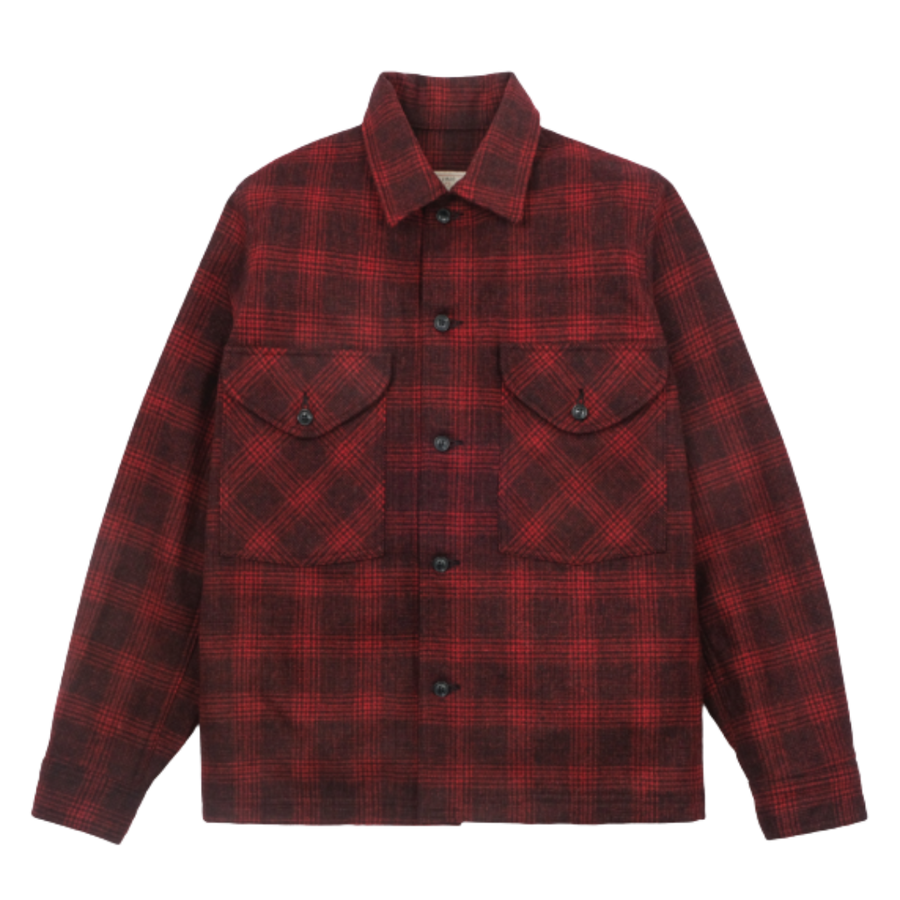 Skyline Overshirt Melton Wool - Canyon Plaid