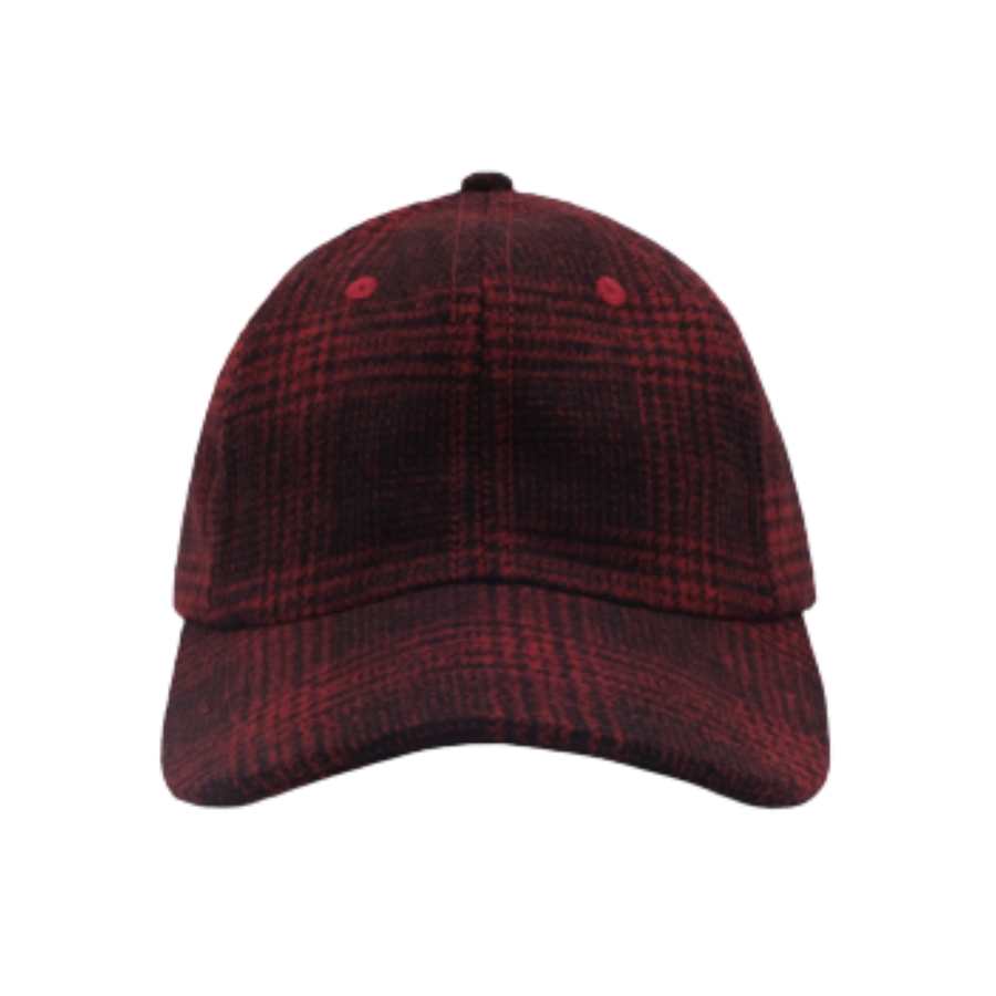 Wool Baseball Hat - Canyon Plaid