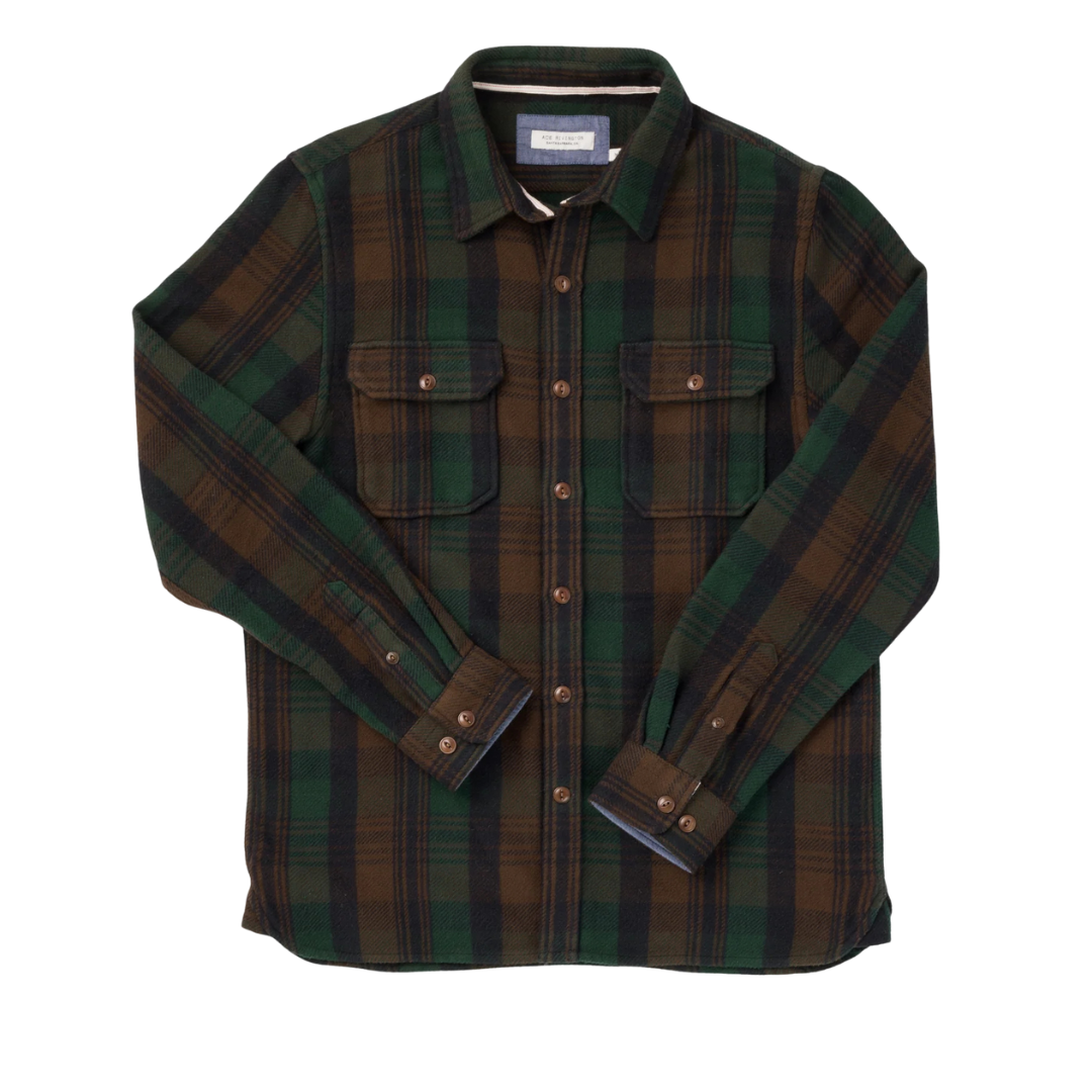 Winter Flannel Utility Shirt - Deepwood Forest