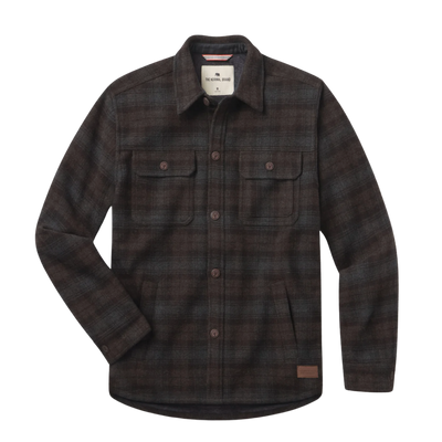 Brightside Flannel Lined Shacket - Brown Plaid