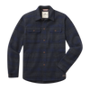Brightside Flannel Lined Shacket - Navy Plaid