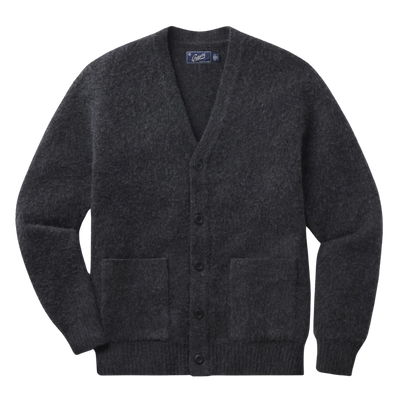 Kent Mohair Cardigan - Charcoal