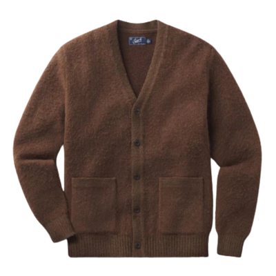 Kent Mohair Cardigan - Teak