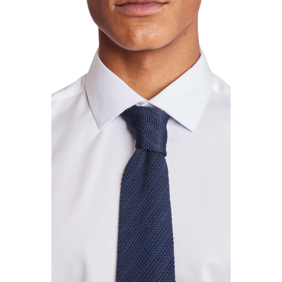 Knit Tie - Navy