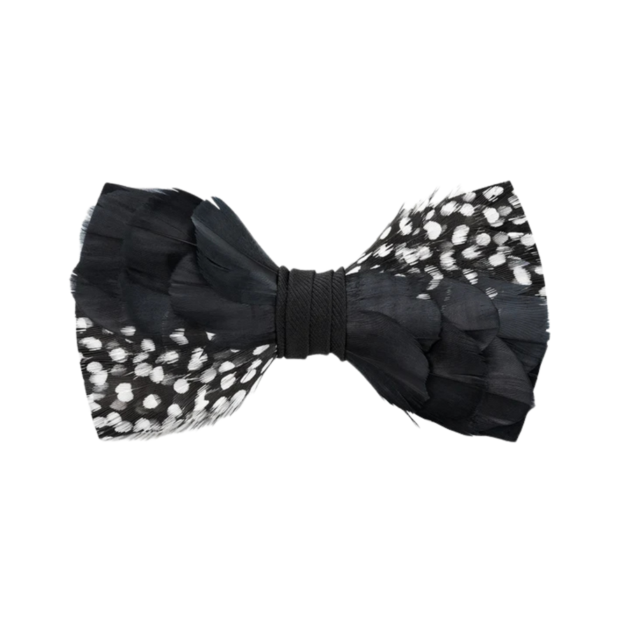 Bisbee Bow Tie - Guinea & Goose Feathers