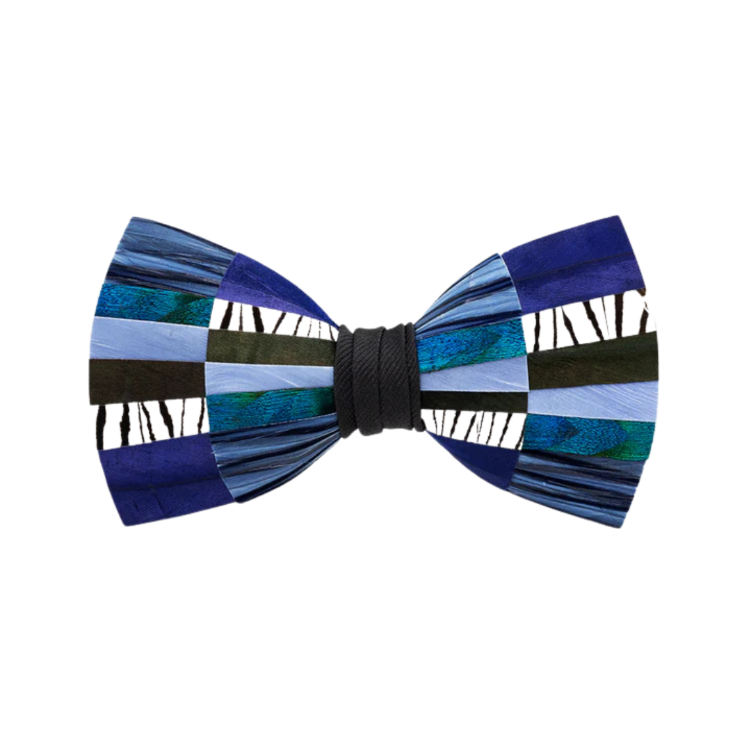 Tombstone Feather Bow Tie