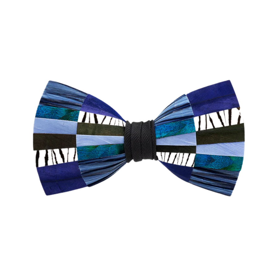 Tombstone Feather Bow Tie