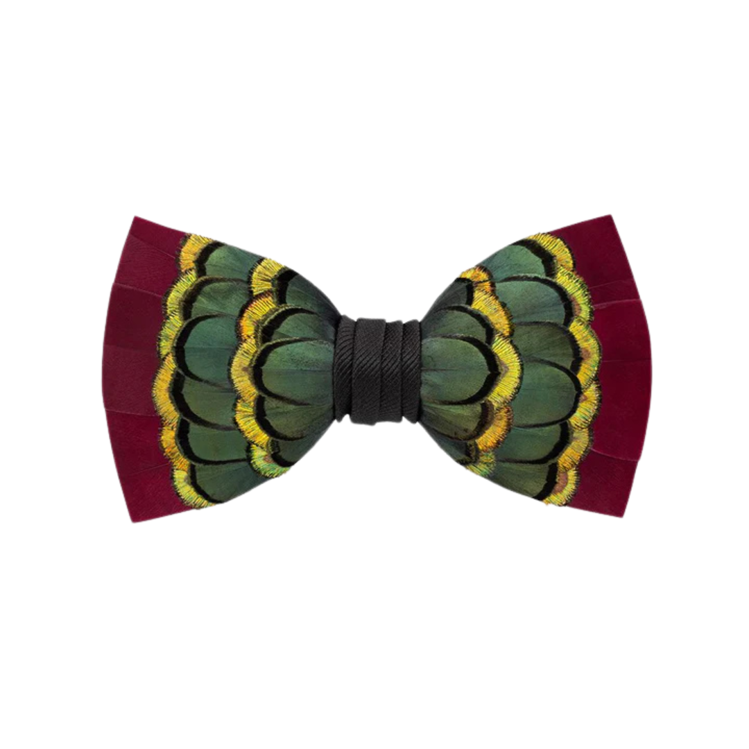 Willwood Bow Tie - Turkey, Pheasant & Peacock Feathers