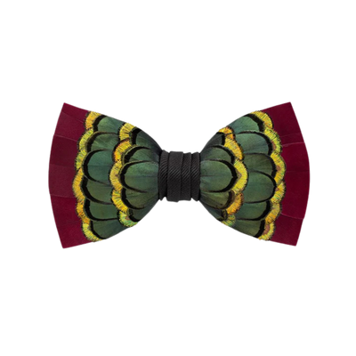 Willwood Bow Tie - Turkey, Pheasant & Peacock Feathers