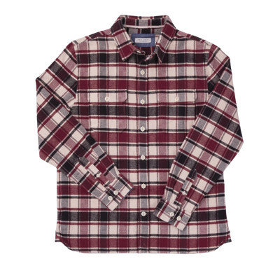 Winter Flannel Utility Shirt - Spanish Tile