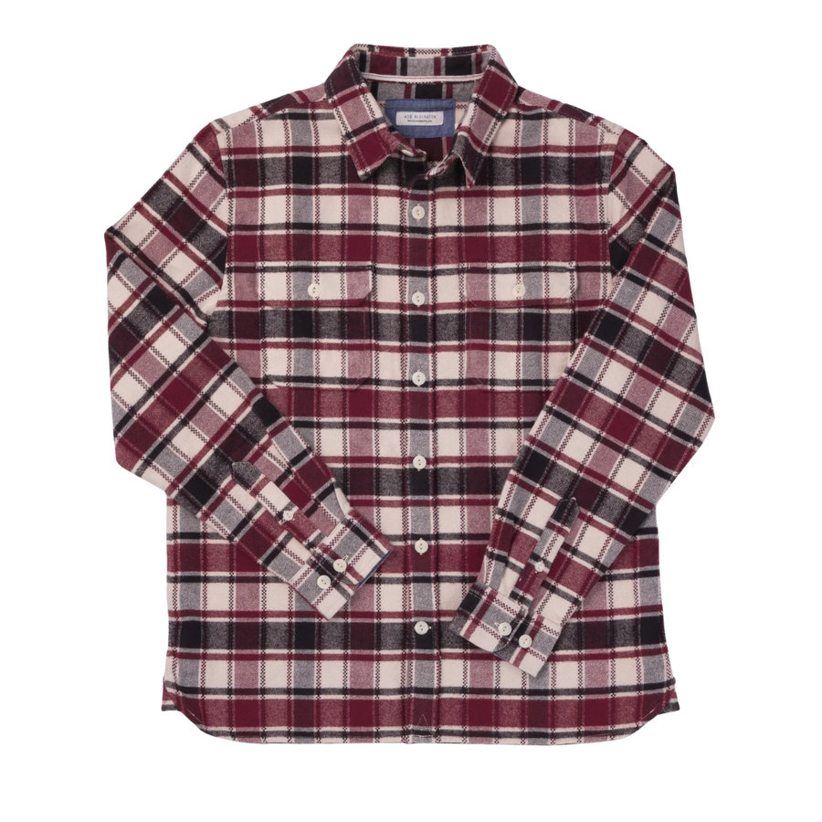 Winter Flannel Utility Shirt - Spanish Tile