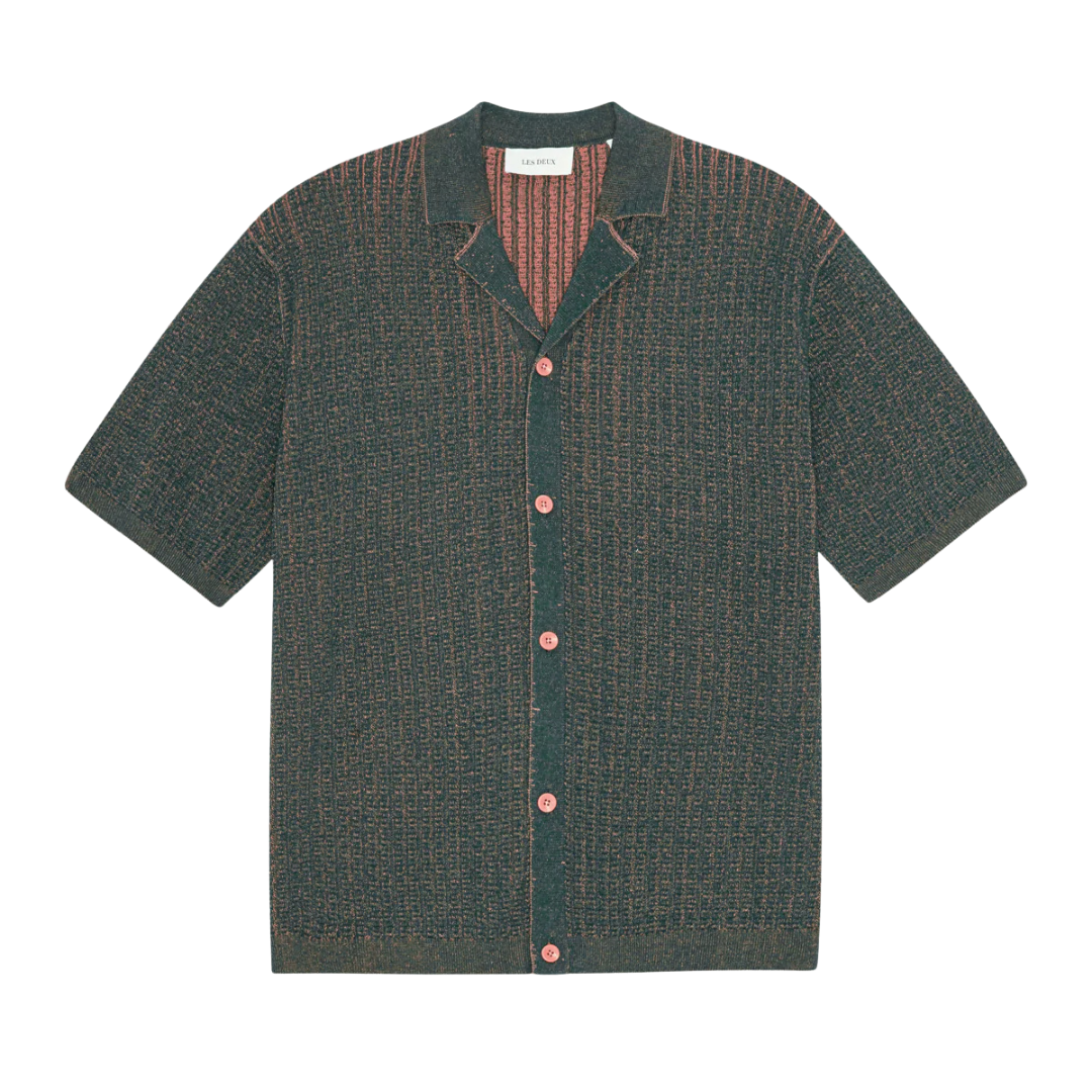 Evan Knitted Shirt - Sea Moss Green