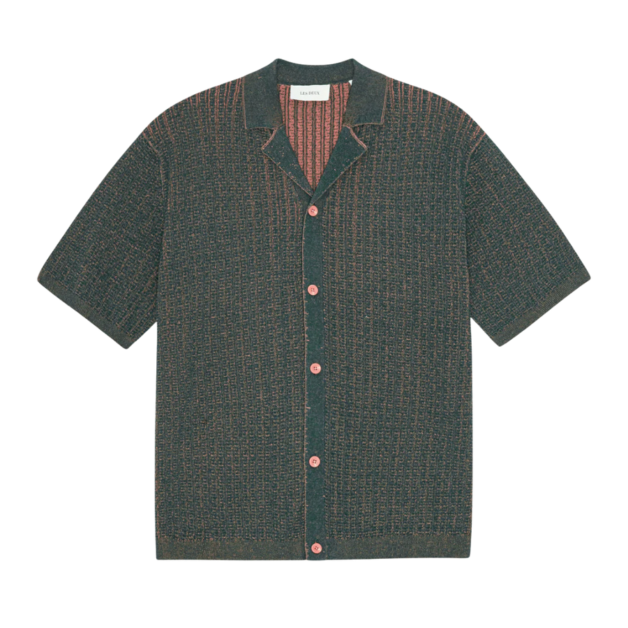 Evan Knitted Shirt - Sea Moss Green