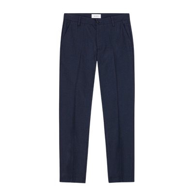 Como Regular Houndstooth Suit Pants - Dark Navy