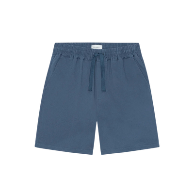 Otto Cotton Shorts - Dark Denim Blue