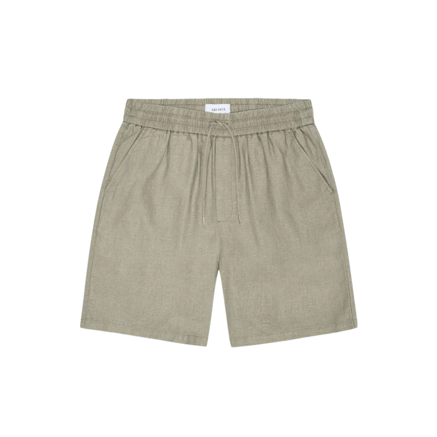 Otto Linen Shorts - Laurel Oak Sand