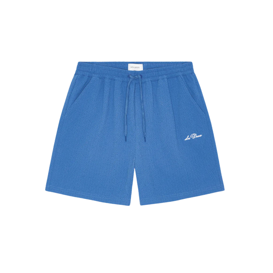 Stan Seersucker Swim Shorts - Palace Blue