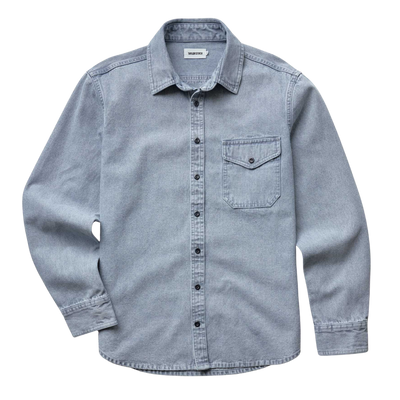 The Cadet Shirt - Washed Indigo Oxford