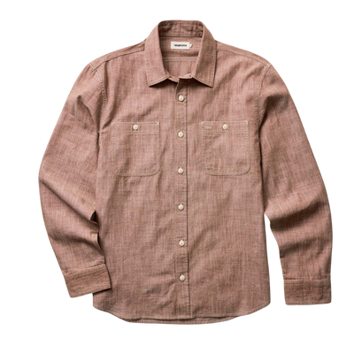 The Foundry Chambray Shirt - Brick