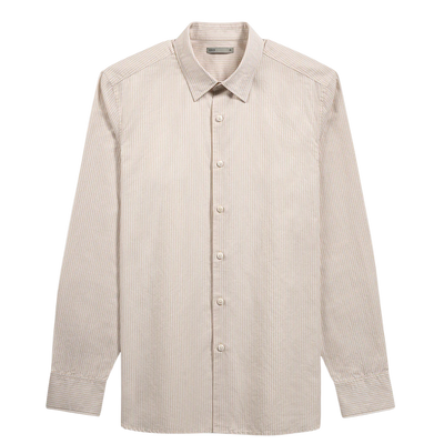 Arik Candy Stripe Shirt - Dusty Pink & Bright White