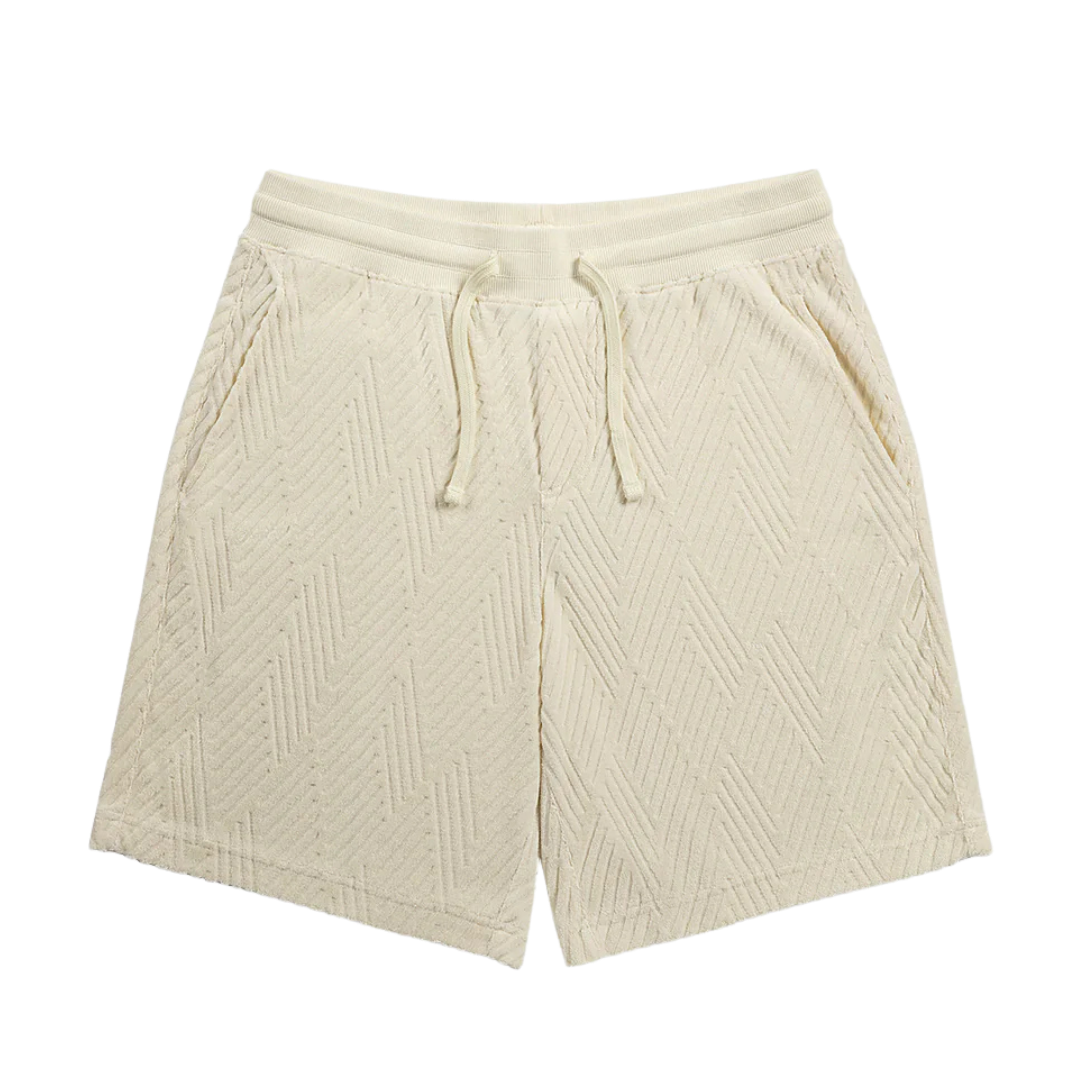 Bklyn Jacquard Towel Shorts - Cream